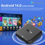 2025 Global Edition R69 Android 14 TV Box Wifi 6 with Bluetooth 5.0 Google YouTube Media Player Set-Top Box Support Voice remote - Image 3
